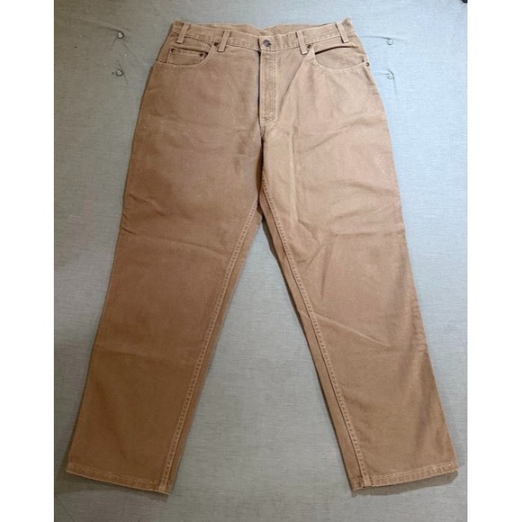 Levi's Other - VTG. Levi's 545 Jeans Mens 36 Beige Denim Loose Straight‎ Pocketed Men 36X30.